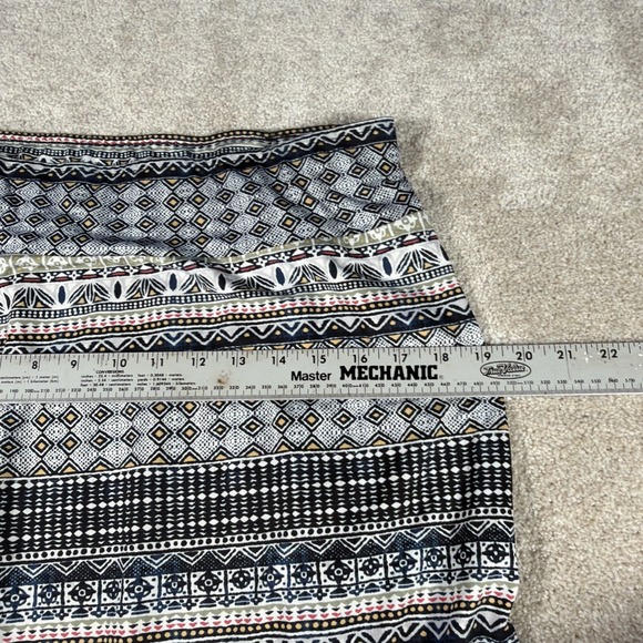 Daily Thread A Line Maxi Skirt Womens Medium Tribal Aztec Stripe Print Boho - Picture 6 of 8